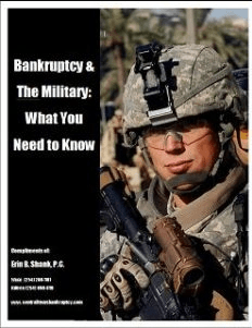 Bankruptcy and the military